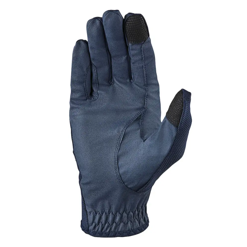 Dublin Pull On Cool Mesh Riding Gloves - Navy-1