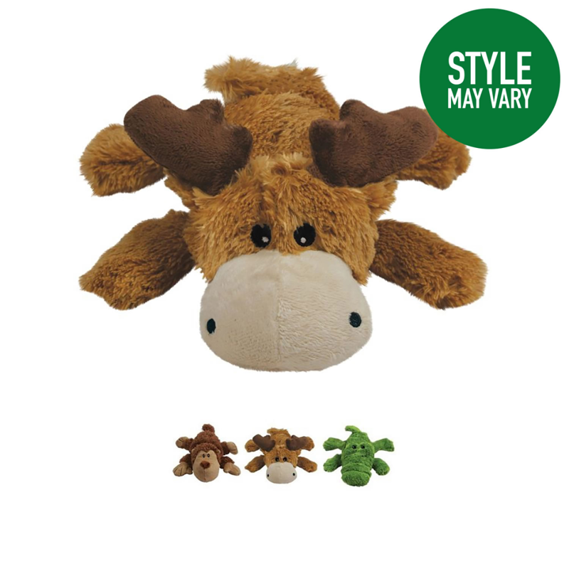 KONG Cozie Natural Dog Toy - Assorted Characters