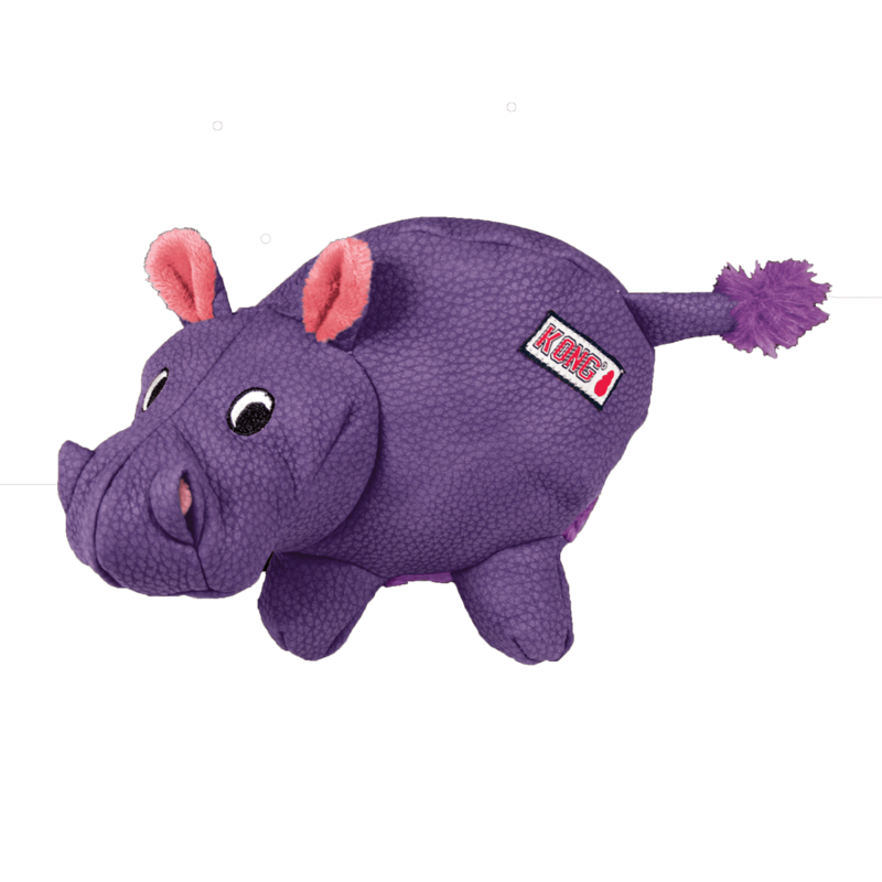 KONG Phatz Hippo Dog Toy Medium