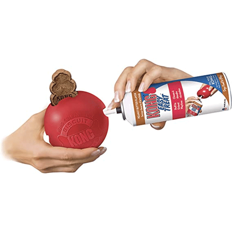 KONG Biscuit Ball Dog Toy Large - Red-2