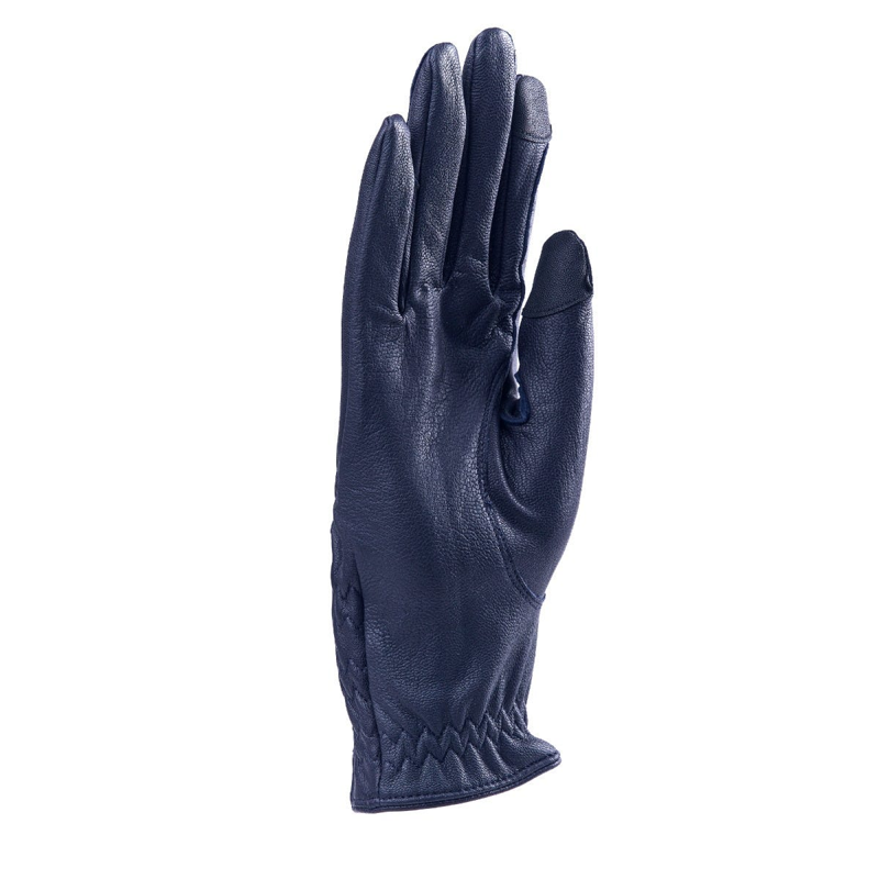 Aubrion Estade Riding Gloves - Childs - Navy-1