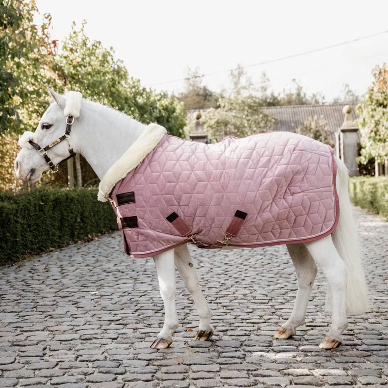 Kentucky Velvet Show Rug - Old Rose-1