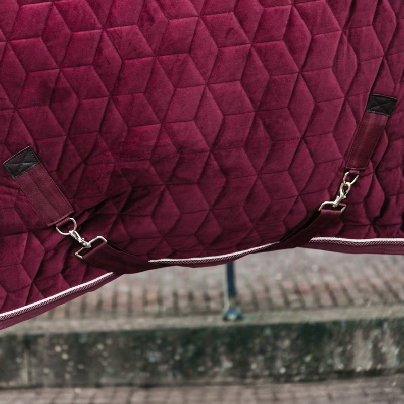 Kentucky Velvet Show Rug - Bordeaux-2