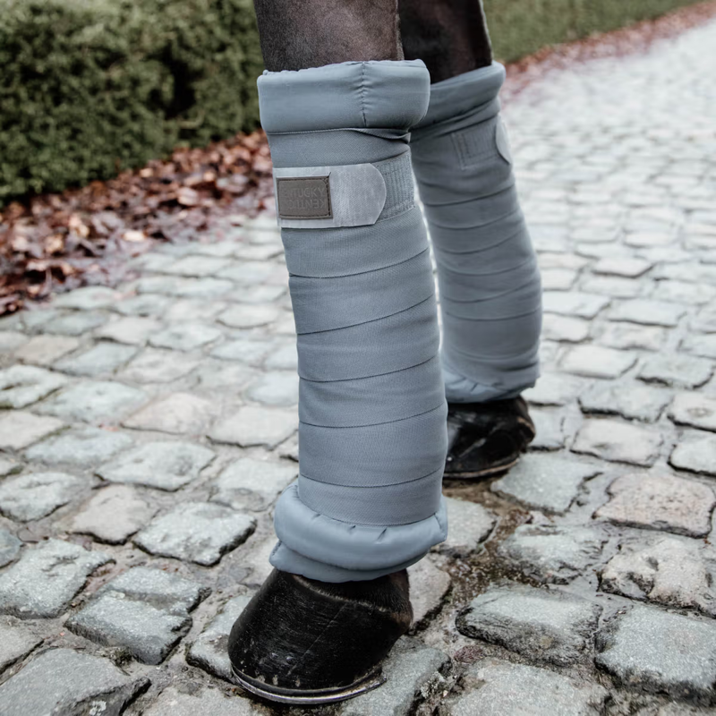 Kentucky Repellent Stable Bandages - Grey-1
