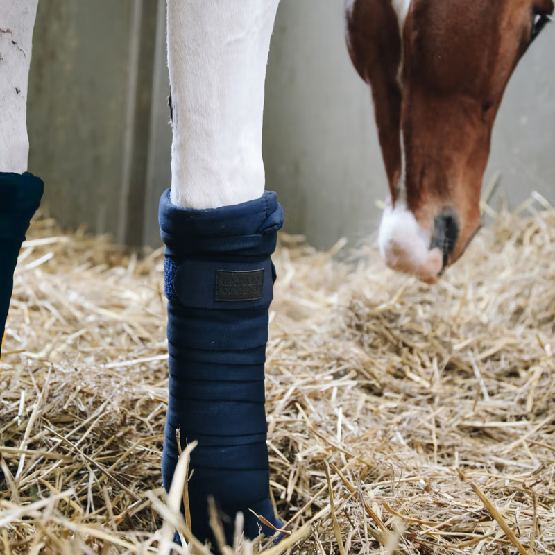 Kentucky Repellent Stable Bandages - Navy-1