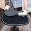 Kentucky Sheepskin Anatomic Absorb Half Pad - Black/Natural