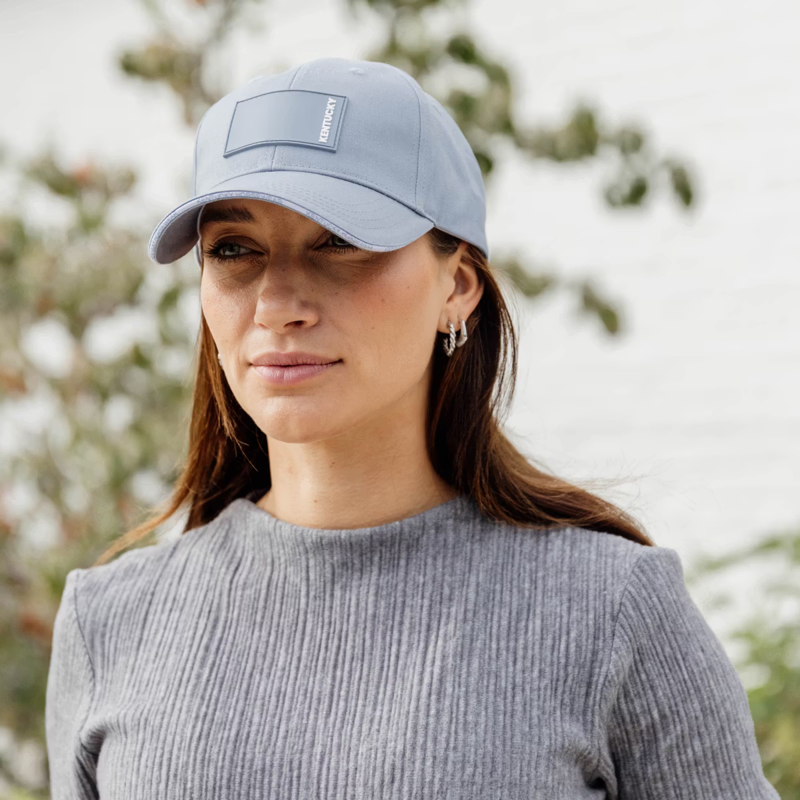 Kentucky Rubber Logo Cap - Light Blue-2