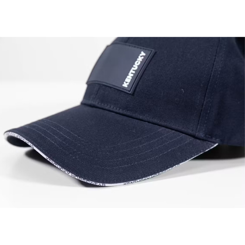 Kentucky Rubber Logo Cap - Navy-1