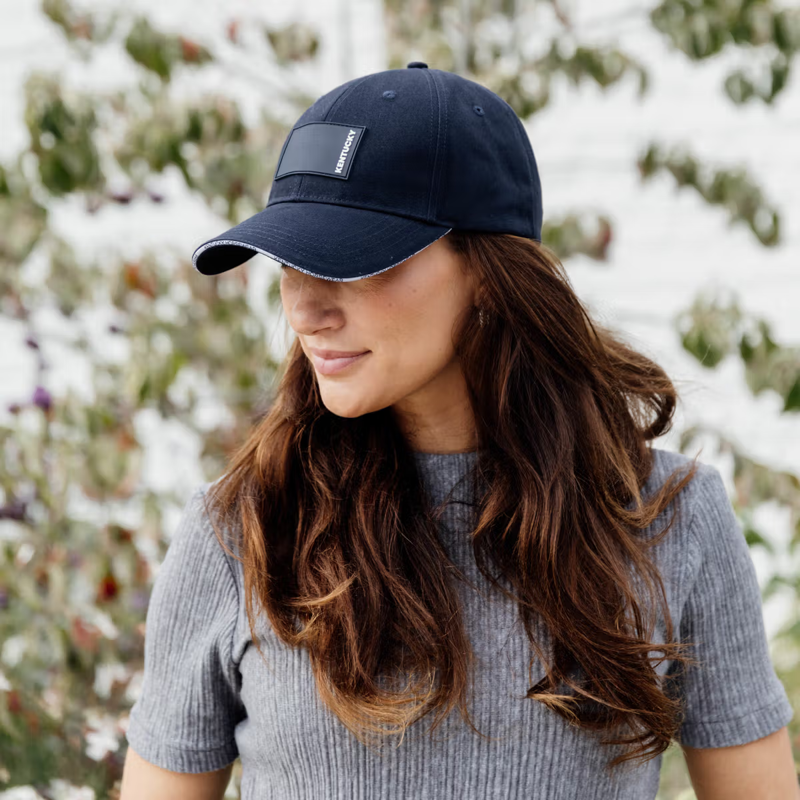 Kentucky Rubber Logo Cap - Navy-2