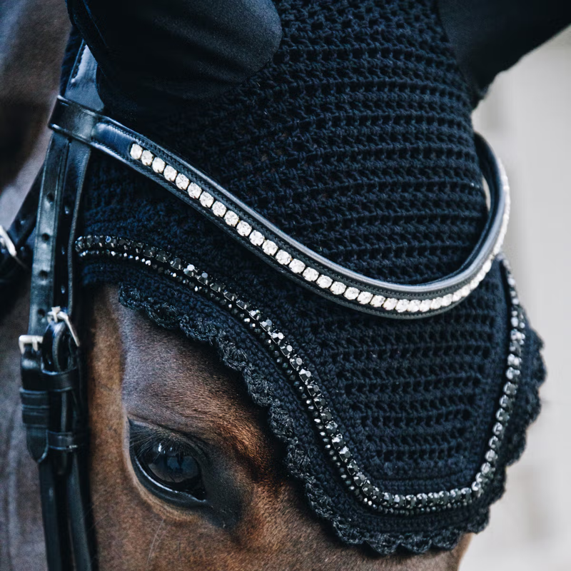 Kentucky Wellington Stone and Pearl Fly Veil - Black-1