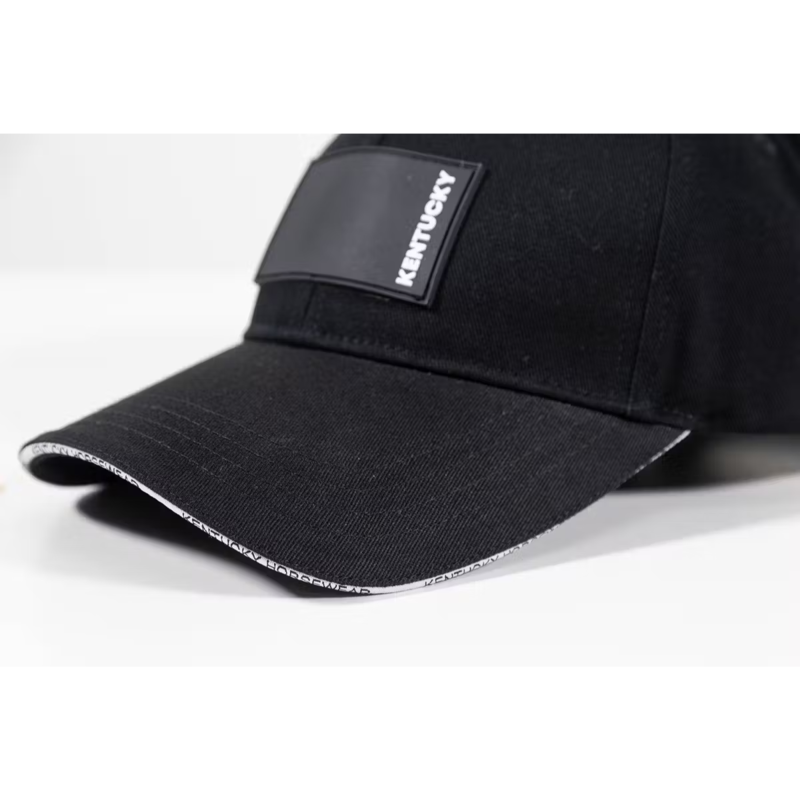 Kentucky Rubber Logo Cap - Black-1