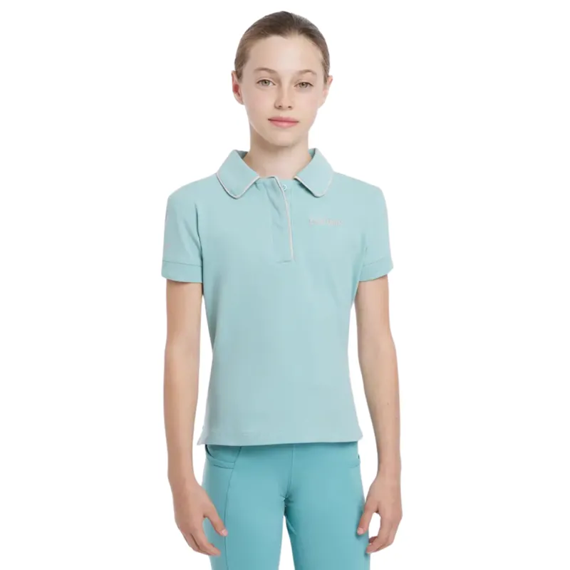 LeMieux Young Rider Polo Shirt - Aqua