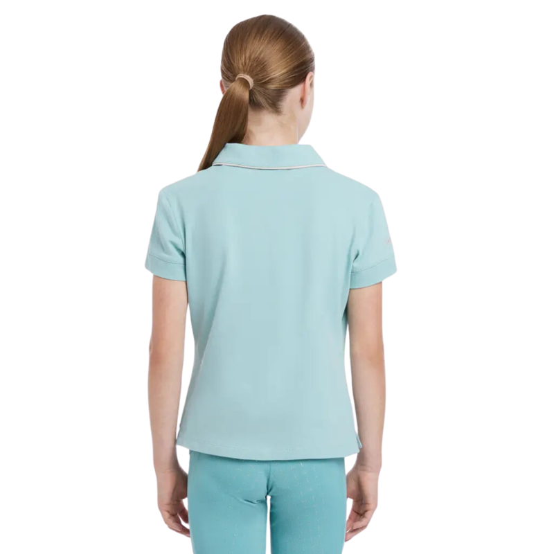 LeMieux Young Rider Polo Shirt - Aqua-1
