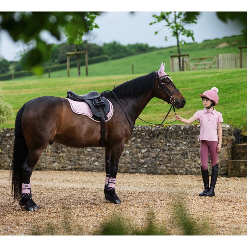 LeMieux Young Rider Polo Shirt - Blossom-4