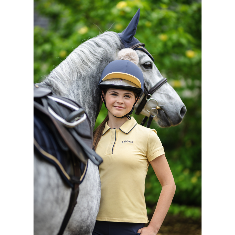 LeMieux Young Rider Polo Shirt - Mimosa-5
