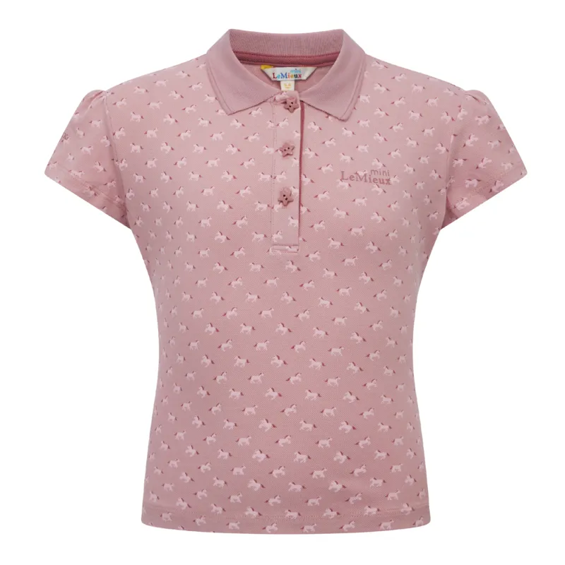 LeMieux Mini Polo Shirt - Blossom-4