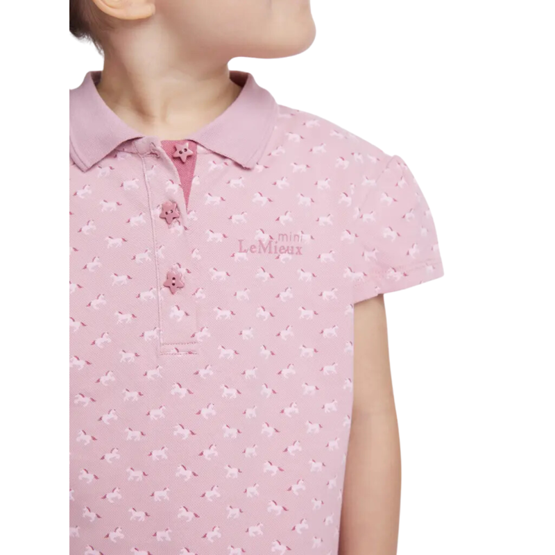 LeMieux Mini Polo Shirt - Blossom-2