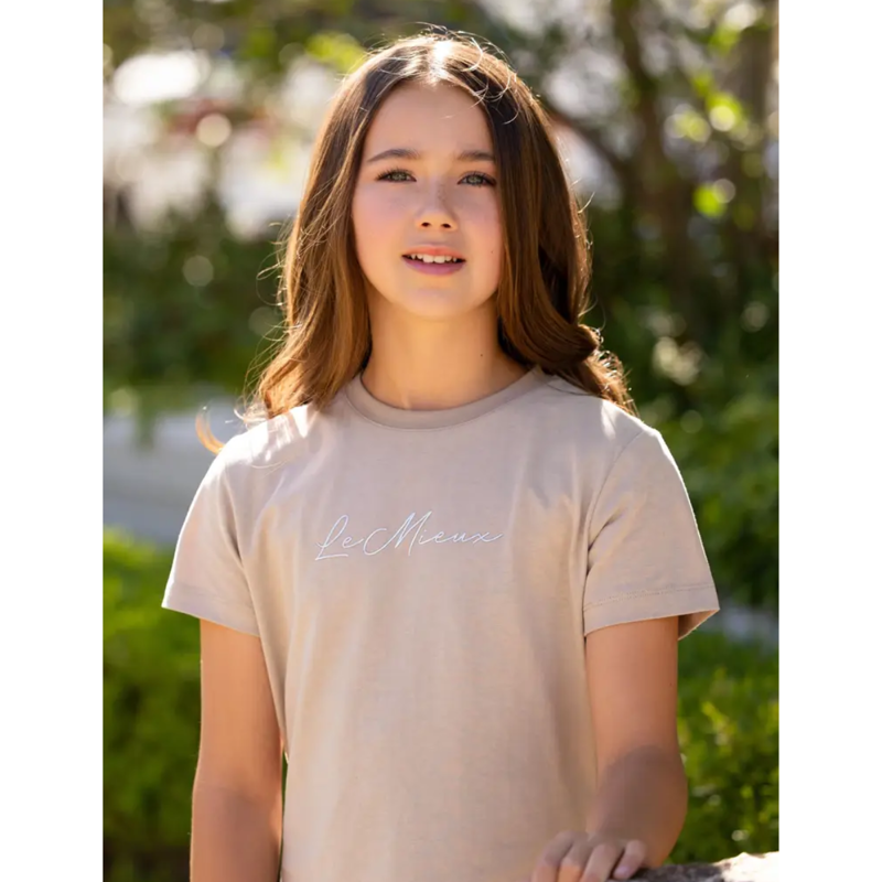 LeMieux Young Rider Arianna T-Shirt - Almond-4