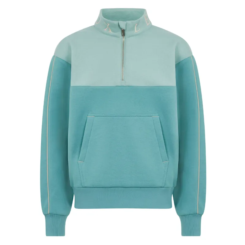 LeMieux Young Rider Kate Quarter Zip Sweat - Lagoon-4