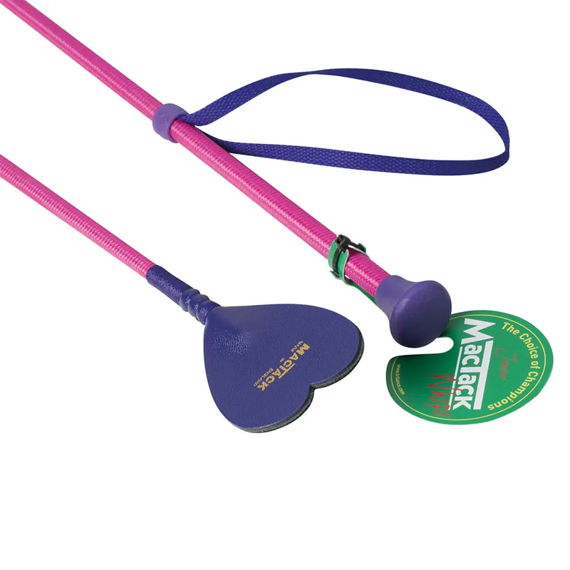 MacTack Junior Riding Whip 20 - Pink/Purple