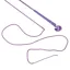 MacTack Lunge Whip 66 - Cerise/Purple Diamond