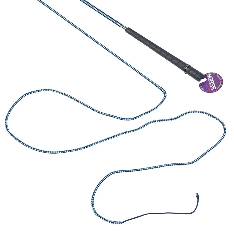 MacTack Lunge Whip 66 - Navy/Light Blue Diamond