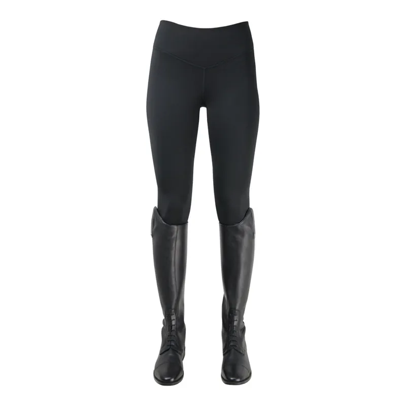 Hy Equestrian Oslo Softshell Riding Tights - Black