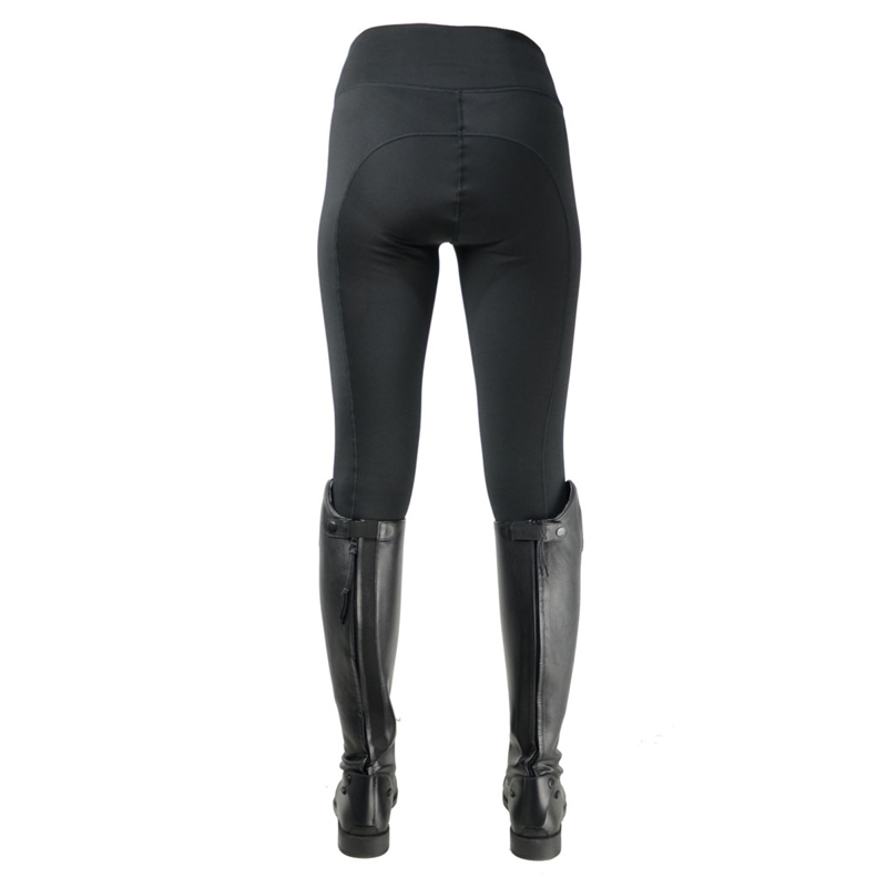 Hy Equestrian Oslo Softshell Riding Tights - Black-2