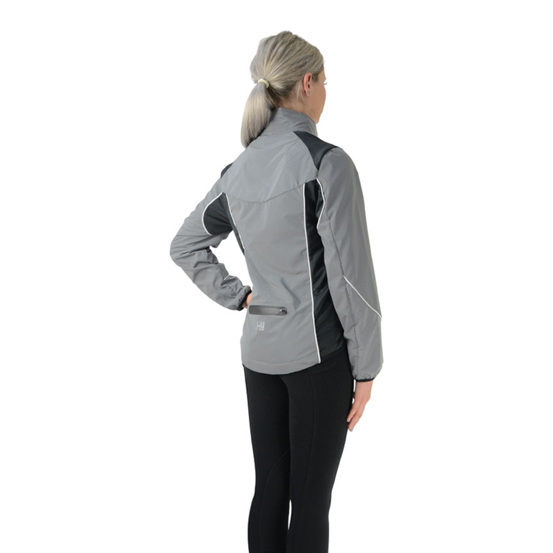 Silva Flash Reflective Jacket by Hy Equestrian - Reflective Silver-1