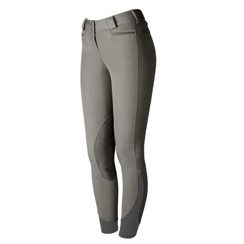Tredstep Ladies Solo Extreme Knee Patch Breeches - Slate Grey