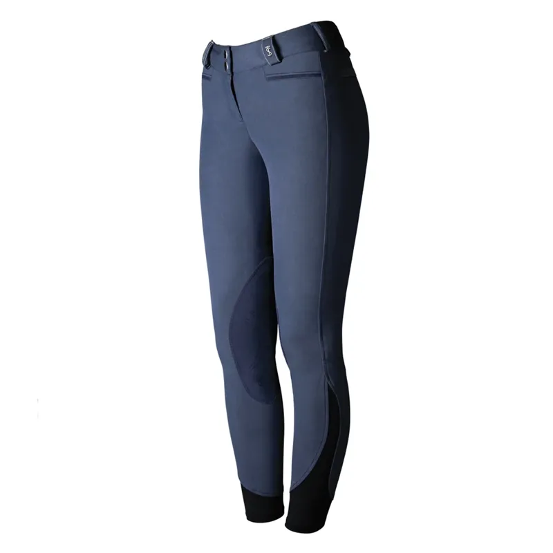 Tredstep Ladies Solo Extreme Knee Patch Breeches - Indigo Blue