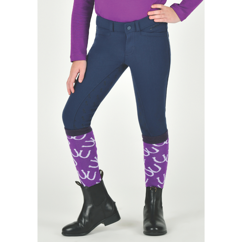 Dublin Kids Cammy Comfort Twill Breeches - Naval Academy-2