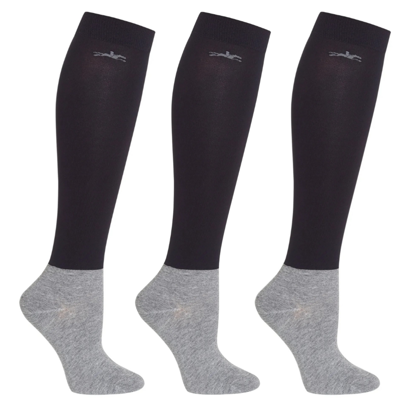 Schockemohle Show Socks - Navy/Navy/Navy