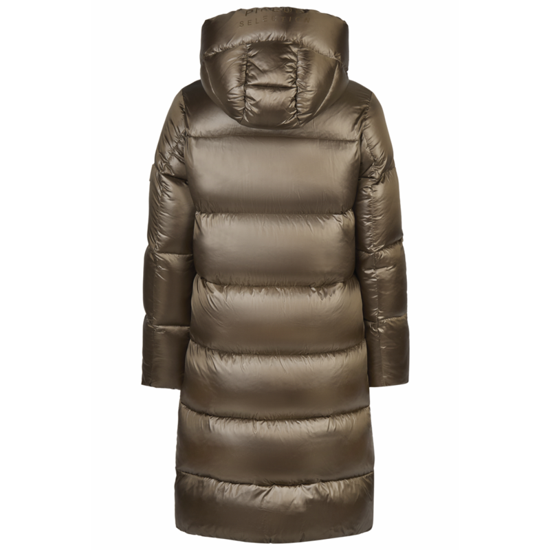 Pikeur Ladies Quilted Coat - Slate Brown-1