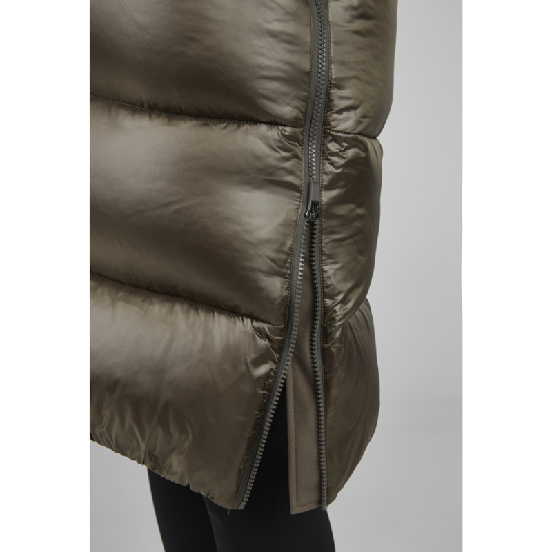 Pikeur Ladies Quilted Coat - Slate Brown-2