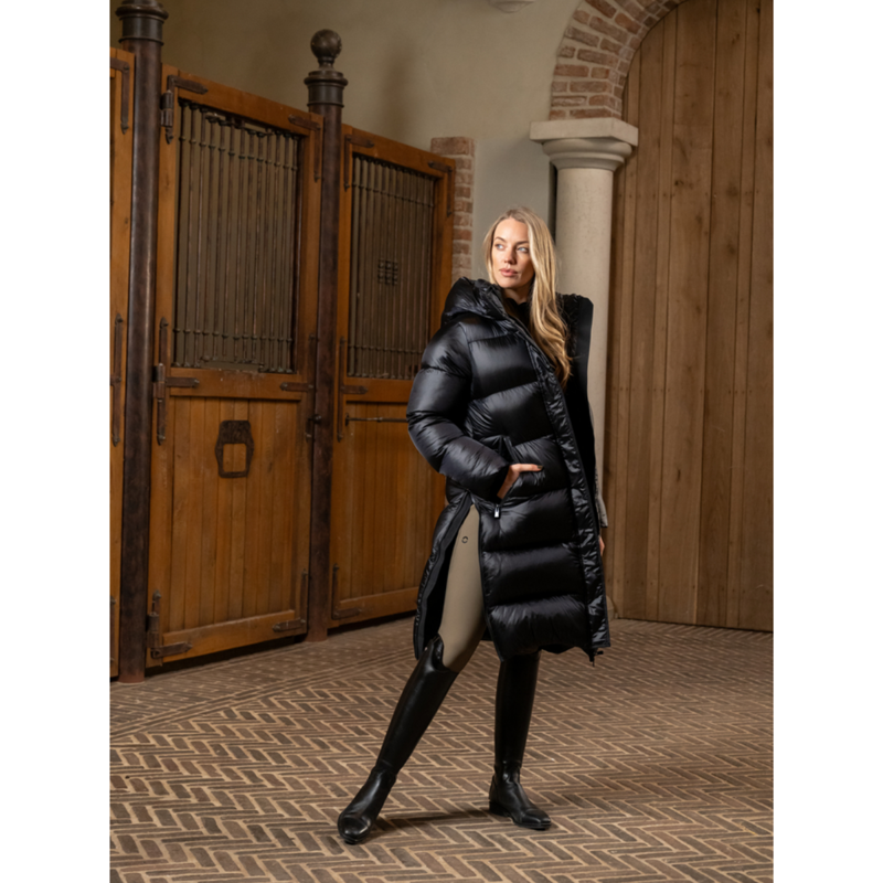 Pikeur Ladies Quilted Coat - Black-3