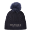Tommy Hilfiger Perry Pom Pom Beanie - Desert Sky