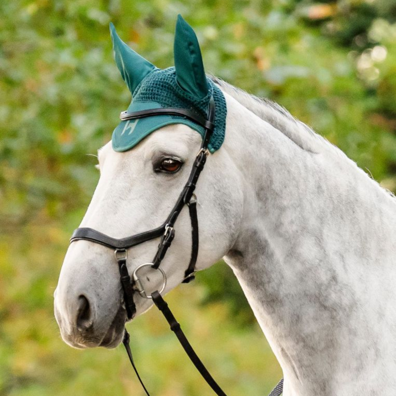 Horseware Ear Net - Horse - Dynasty Green