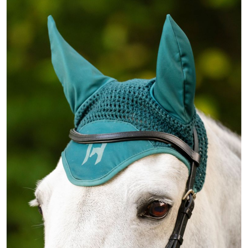 Horseware Ear Net - Horse - Dynasty Green-4