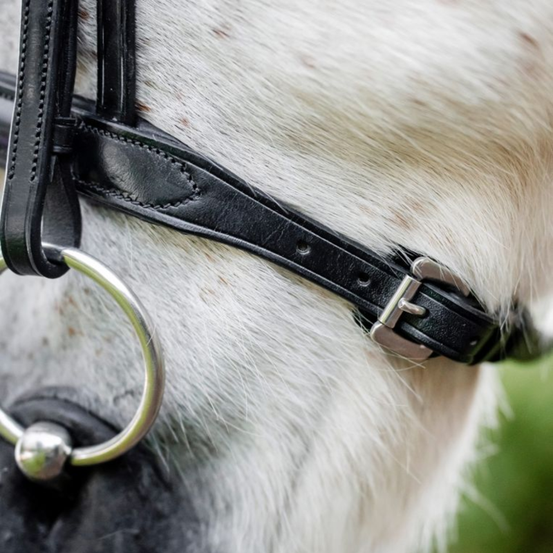 Horseware Pony Cavesson Bridle - Black-3