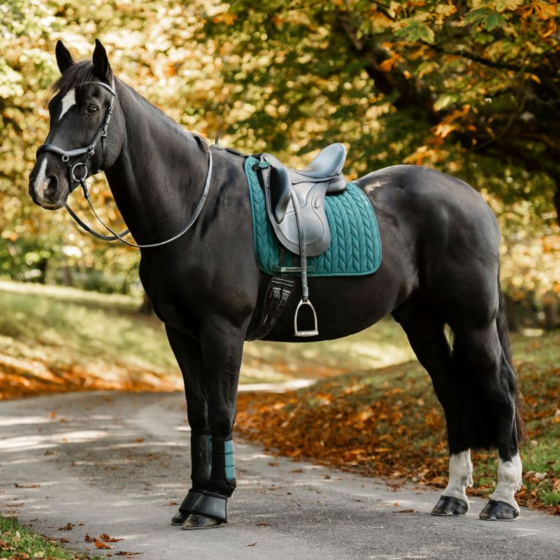 Horseware Dressage Saddlepad - Dynasty Green-6