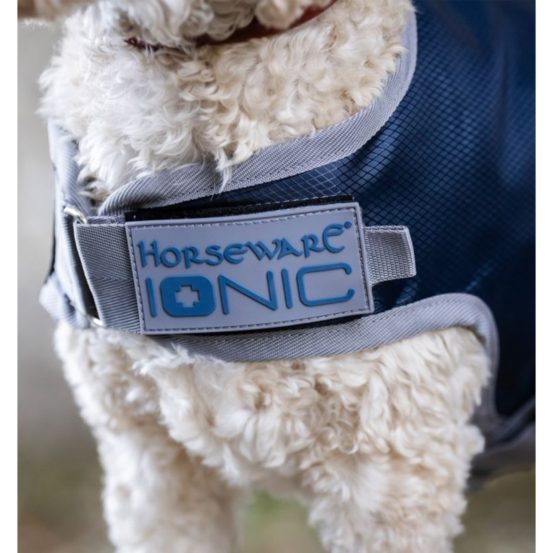Horseware Ionic Therapy 50g Dog Coat - Imperial Blue/Silver Navy-2