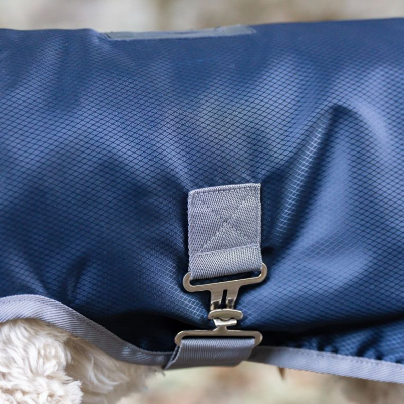 Horseware Ionic Therapy 50g Dog Coat - Imperial Blue/Silver Navy-3