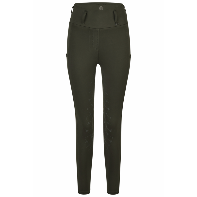 Eskadron Flex Full Grip Riding Tights - Deep Green