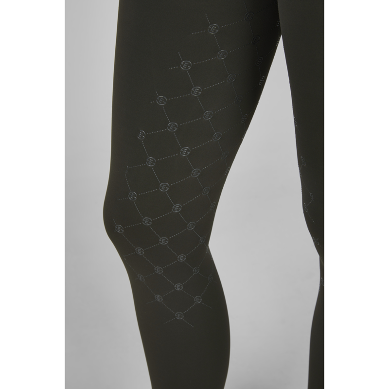 Eskadron Flex Full Grip Riding Tights - Deep Green-4