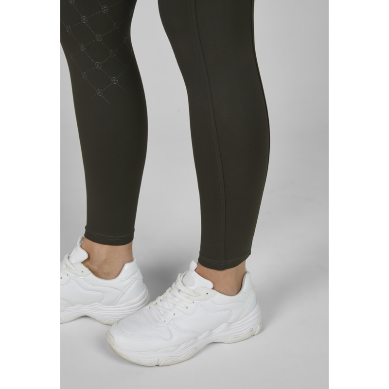 Eskadron Flex Full Grip Riding Tights - Deep Green-5