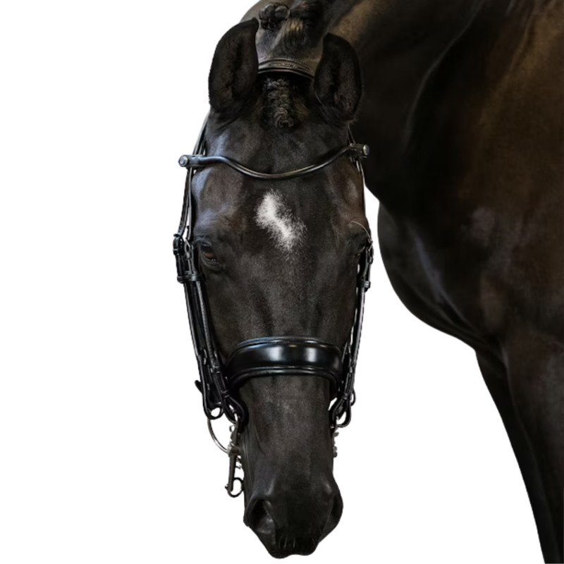 PS Of Sweden Passage  Double Bridle - Black-1