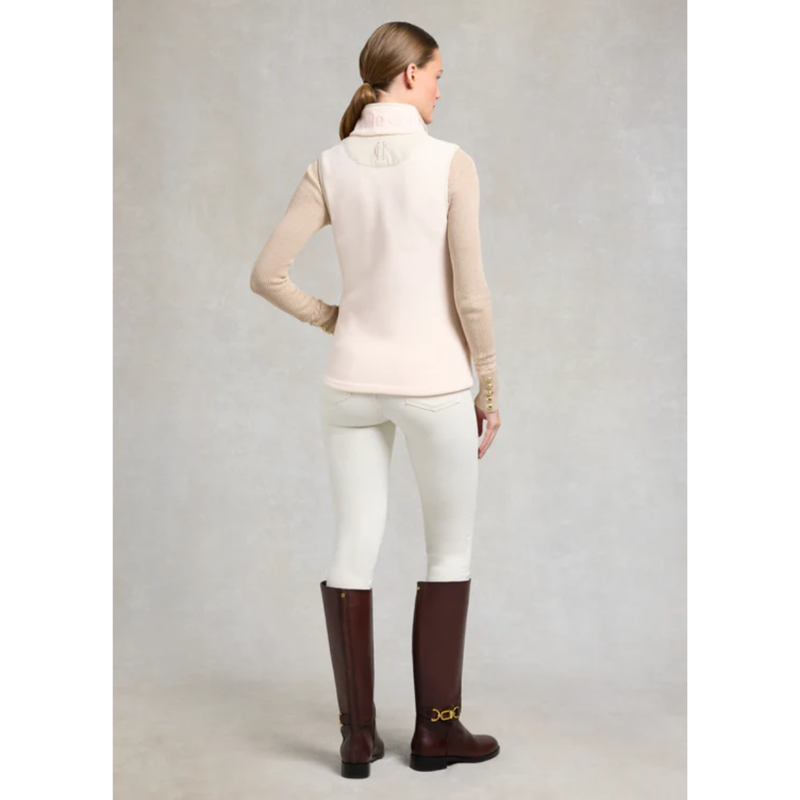 Holland Cooper Country Fleece Gilet - Palest Pink-3