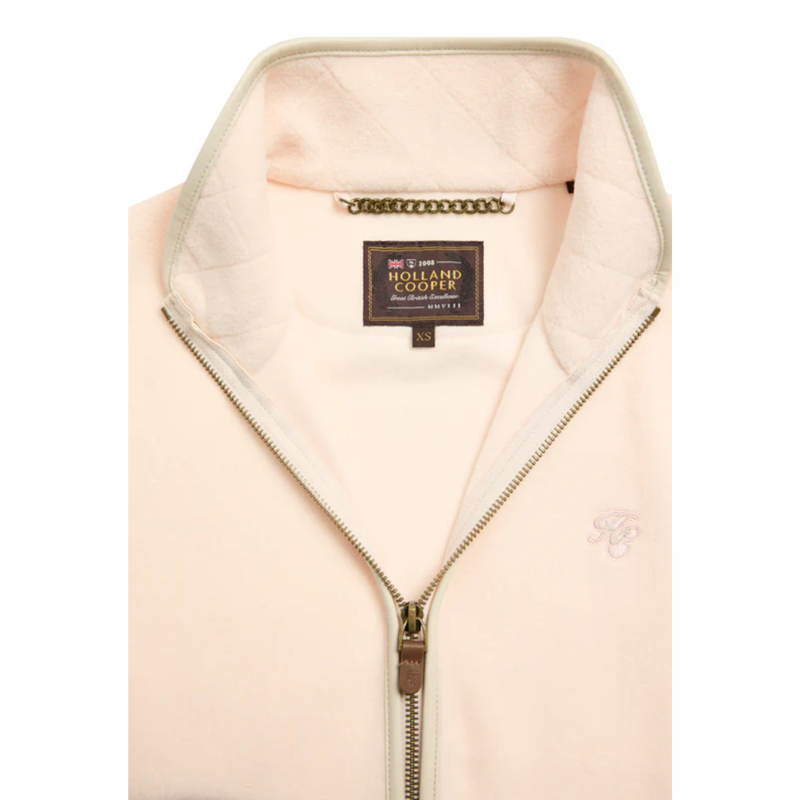 Holland Cooper Country Fleece Gilet - Palest Pink-5