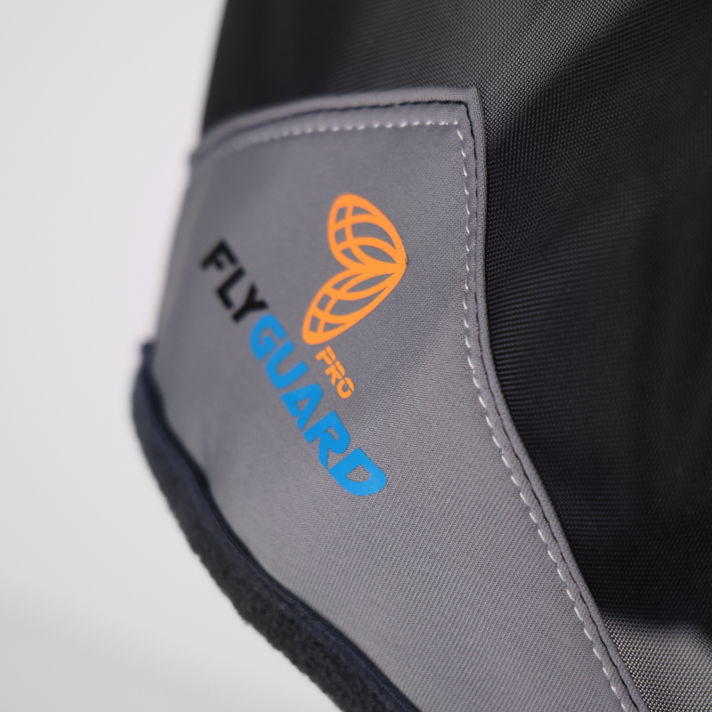 Shires Fine Mesh Fly Mask With Ear Holes - Jet-4